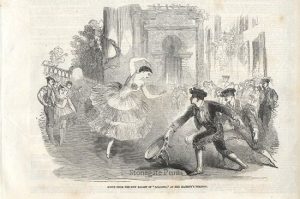Scene from the New Ballet of Acalista at Her Majesty's Theatre c.1857