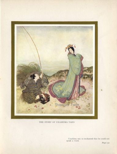 The Story of Urashima Taro - Stonegate Rare Antique Prints